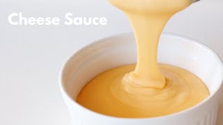 EASY HOMEMADE CHEESE SAUCE RECIPE  NACHO CHEESE SAUCE RECIPE [upl. by Sherrard328]