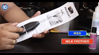 IKEA MILK FROTHER Review amp Battery Installation [upl. by Anidnamra]