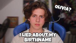 WHY I LIED ABOUT MY BIRTHNAME  NOAHFINNCE [upl. by Damara]