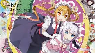 Miss Kobayashis Dragon Maid Season 2  Opening Full Ai no Supreme by Fhána [upl. by Arabele33]