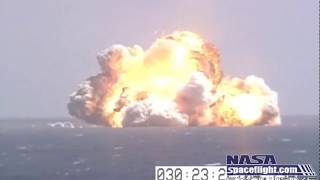 Sea Launch Zenit 3SL Failure  NSS8  Multiview Footage Previously unseen [upl. by Vento]