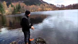 Fishing in Scotland Loch Lochy Highlands of Scotland [upl. by Asilat]