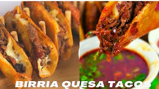 DELICIOUS MEXICAN BIRRIA QUESA TACO RECIPE THE EASY WAY [upl. by Uahsoj]