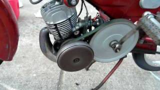 Motobecane 50cc moped torque variator demo [upl. by Dorie]