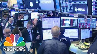 Stock Trading Halted After Markets Plunge At Market Open  NBC News [upl. by Hennahane804]