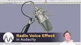 Creating a Radio Voice Effect in Audacity [upl. by Lexi11]