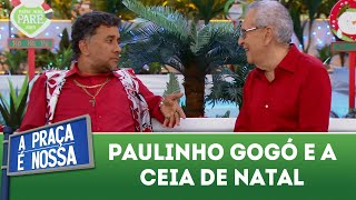 Paulinho Gogó e a ceia de natal  A Praça É Nossa 201218 [upl. by Adnawyt]