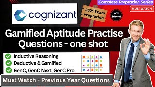 🔥Cognizant Gamified Aptitude Questions One shot  Cognizant GenC Round1 Aptitude Assessment 2025 PYQ [upl. by Thirzia850]