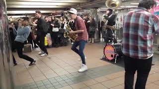 the coolest saxophone subway band ever [upl. by Iek814]