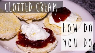 How to Make Clotted Cream  Devonshire or Cornish Cream [upl. by Renrag]