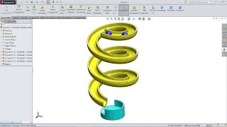 Solidworks tutorial motion analysis [upl. by Ladin]