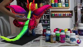 Cómo pintar un alebrije [upl. by Cesaria]