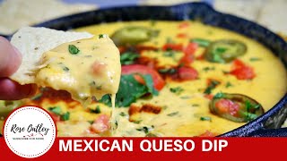 Queso Dip  How to make Mexican Cheese Dip  Queso Recipe [upl. by Eittol]