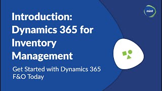 Dynamics 365 FampO An Introduction to Inventory Management [upl. by Adnirual]