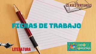 Literatura Fichas de trabajo [upl. by Durand408]