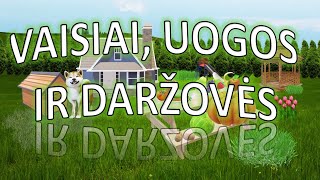 ✅ Vaisiai uogos daržovės  SmartkinderTV  Filmukai vaikams lietuviškai [upl. by Miran]