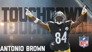 Every Antonio Brown Touchdown So Far  NFL Highlights [upl. by Enenstein]