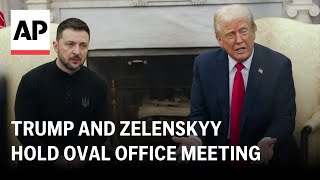 Trump and Zelenskyy hold Oval Office meeting [upl. by Applegate]