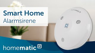 Alarmsirene  einfach erklärt  Homematic IP [upl. by Tihor]