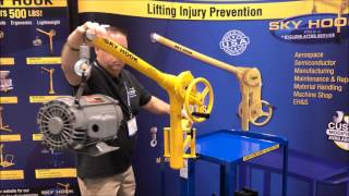 Sky Hook Lifting Device  Articulating Arm In Action [upl. by Refinnaj15]