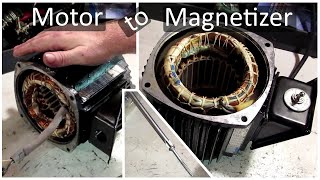 Gutted Electric Motor Into Magnetizer  Demagnetizer [upl. by Autrey]