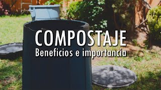 BENEFICIOS DEL COMPOSTAJE compostera reciclada  Neto [upl. by Harrus]