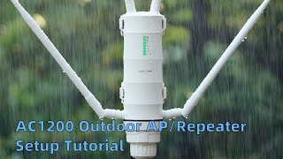 Aerial HD4 AC1200 Dualband High Power Outdoor AP Installation Tutorial [upl. by Ellenar]