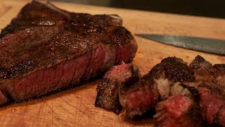 Cooking Steak With a Cast Iron Skillet [upl. by Konrad148]