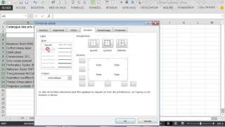 Apprendre Excel  Créer un Catalogue de prix [upl. by Darton161]