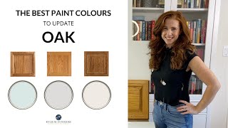 The Best Paint Colours to Update Oak Wood Cabinets Floor or Trim [upl. by Kenison]