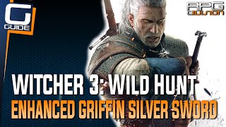 Witcher 3 The Wild Hunt  Enhanced Griffin Silver Sword Diagram Location Griffin School Gear [upl. by Fisher]