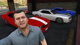 GTA 5  Gauntlet Locations  Fun Walkthrough  Getting the 3 Muscle Cars [upl. by Orodoet]