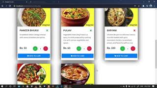 Online Food Ordering System using PHPMySQL  Free Source Code Download [upl. by Janessa532]