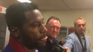 Antonio Brown talks ‘karma’ Vontaze Burfict JuJu SmithSchuster hit [upl. by Sosthena281]