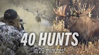 40 Rifle Hunts in 20 Minutes Eastmans’ Hunting Journal [upl. by Merola]