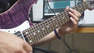 X JAPAN  Endless rain PATA amp Hide Guitar Solo cover Preset downloadable [upl. by Clemmie]