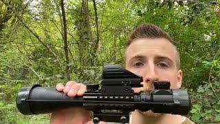 Amazon Mid Ten 412x50 Scope Combo Unboxing Review [upl. by Eidroj]