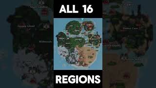 ALL 16 REGIONS MAP  Creatures of Sonaria roblox creaturesofsonaria [upl. by Furtek813]