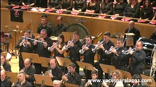 FIESTA DE LAS TROMPETAS quotBuglers Holidayquot Leroy Anderson DirJ R Pascual Vilaplana [upl. by Nirak]