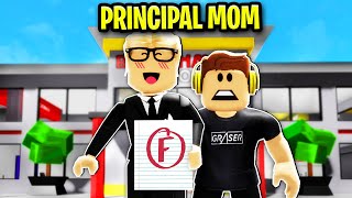 Roblox Mom Became Brookhaven Principal 😲🏫 [upl. by Mahgem353]