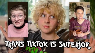 TRANS TIK TOK GOT BETTER TRANS GUY REACTS  NOAHFINNCE [upl. by Andromede827]