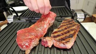 Simple Steak Recipe Electric Grill [upl. by Rozamond]