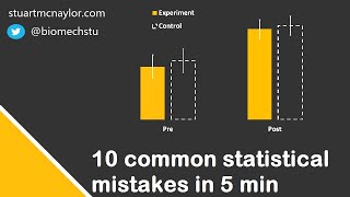 Ten Statistical Mistakes in 5 Min [upl. by Monti]