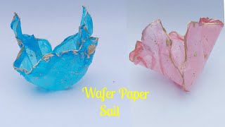 Wafer paper Sail Tutorial  Easy way amp Quick Tutorial [upl. by Ssalguod]