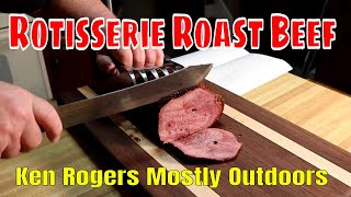 Rotisserie Roast Beef  Weber Kettle Rotisserie [upl. by Gitel]