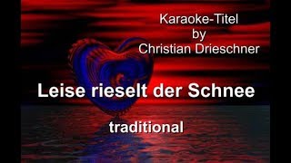 Leise rieselt der Schnee  Karaoke  Vers 2 [upl. by Calisa293]