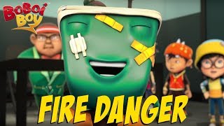 BoBoiBoy English S3EP16  Fire Danger [upl. by Atsedom3]