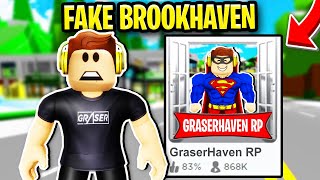 I Created A Fake Brookhaven Game [upl. by Campman]