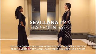 Sevillanas tutorial 2 la segunda [upl. by Atteniuq]