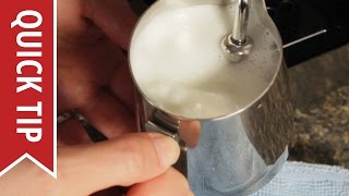 How to AutoFroth Milk for Lattes [upl. by Anujra]